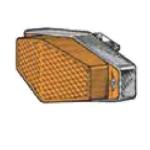 FANALE FANALINO LATERALE DESTRO=SINISTRO PER FIAT 690 CORPO NERO