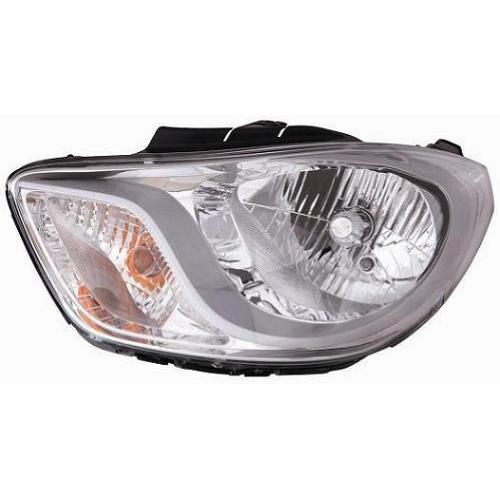 FARO FANALE PROIETTORE DX H4 C/MOTOR ELETTRICO PER HYUNDAI I10 2011>