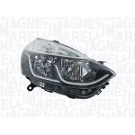 FARO FANALE PROIETTORE SX H7-H1 C/MOT ELETT CROM RENAULT CLIO 01/16> MAGNETI MARELLI