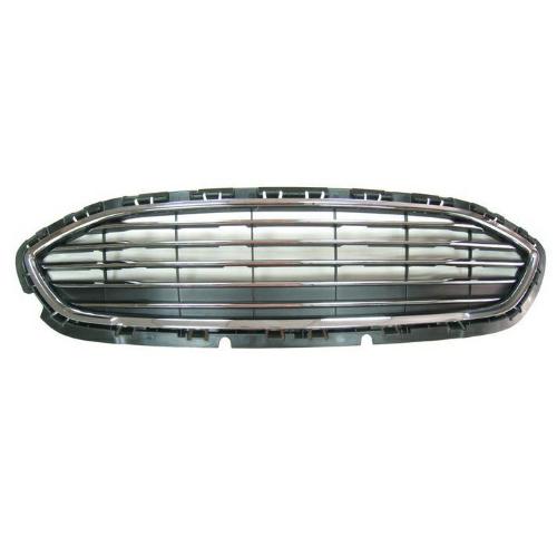 GRIGLIA PARAURTI ANTERIORE C/LE NERA C/CORNICE+MODAN CROM FORD FIESTA 01/17> DIESEL