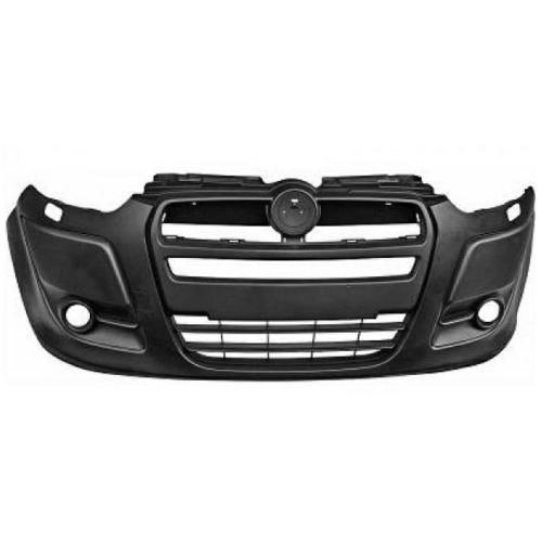 PARAURTI ANTERIORE CON FENDINEBBIA+LAVAFARI PER FIAT DOBLO 2009>2014 VERNICIABILE