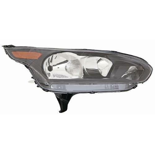 FARO FANALE PROIETTORE DX H7-H15 C/MOT EL PER FORD TRANSIT-TOURNEO CONNECT 2015> FRECCIA ARANCIO