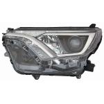 FARO FANALE PROIETTORE SX HIR2 A LED C/MOTOR ELETT PER TOYOTA RAV 4 2016> PARABOLA NERA