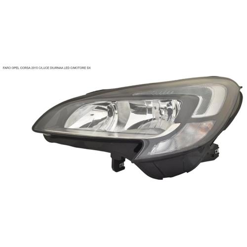 FARO FANALE PROIETTORE SX 2H7 LED EL C/ MOTOR PER OPEL CORSA E 2014>