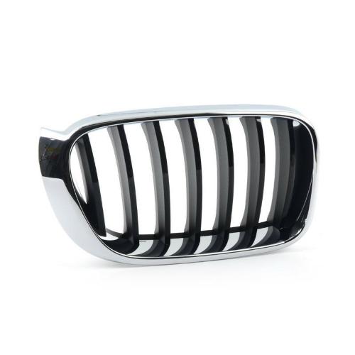 GRIGLIA MASCHERINA ANT/DX CROMATA-NERA PER BMW X4 F26 01/14> - X3 F25 01/10> BASIS