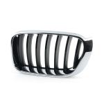 GRIGLIA MASCHERINA ANT/SX CROMATA-NERA PER BMW X4 F26 01/14> - X3 F25 01/10> BASIS