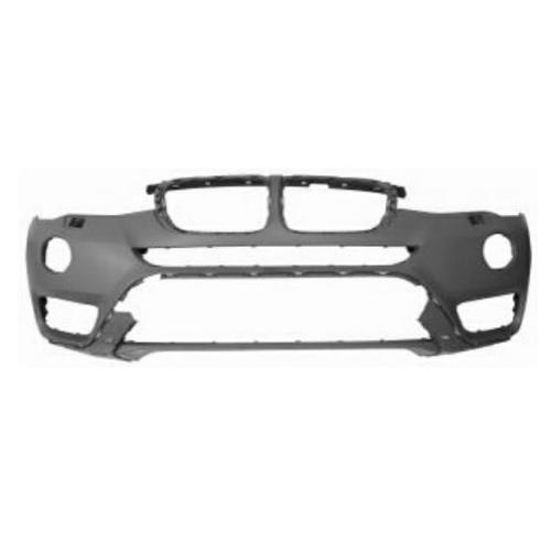 PARAURTI ANTERIORE C/FEND LED+LAVAF +TRACCIA TELEC E PA PER BMW X3 F25 2014-->PRIMER