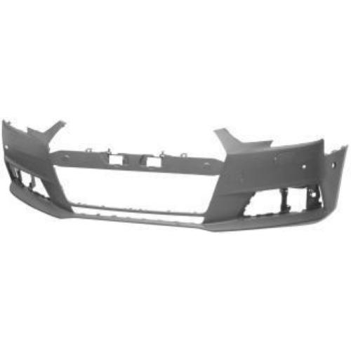 PARAURTI ANTERIORE CON FORI LAVAFARI+ 4 FORI SENSORI PER AUDI A4 2015> PRIMER