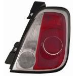 FANALE FANALINO POSTERIORE DESTRO BIANCO-ROSSO BORDO NERO PER FIAT 500 DAL 2015 CABRIO