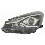 FARO FANALE PROIETTORE SX HIR2 C/LENTICOLARE A LED PRED REG EL PER TOYOTA YARIS 2014> PARABOLA NERA