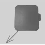 TAPPO PARAURTI COPRIGANCIO TRAINO POSTERIORE PER FORD MONDEO 01/14>