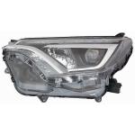 FARO FANALE PROIETTORE DX A LED C/MOTOR ELETTR PER TOYOTA RAV 4 2016> PARABOLA NERA