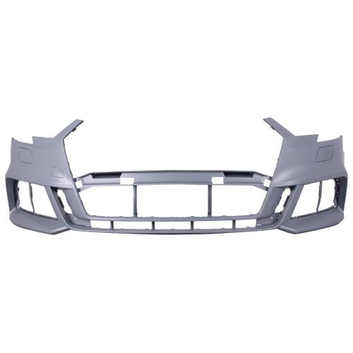 PARAURTI ANTERIORE PREDISPOSTO LAVAFARI PER AUDI A3 5P S-LINE DAL 2016> VERNICIABILE