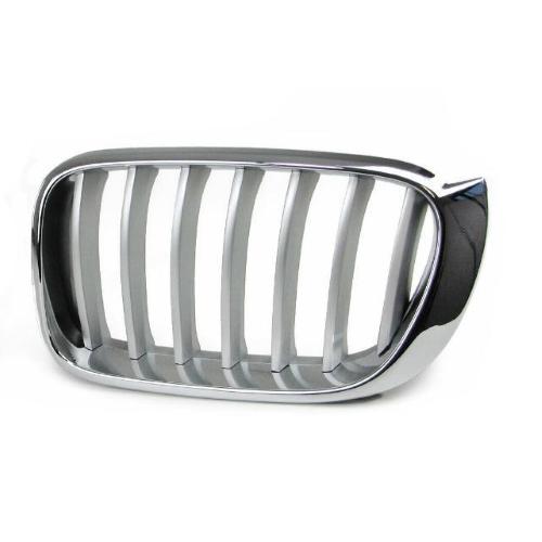GRIGLIA MASCHERINA ANT/SX CROM-GRIGIA PER BMW X4 F26-X3 F25 01/14>