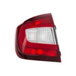 FANALE FANALINO POSTERIORE DX S/P ROSSO-NERO SKODA RAPID 01/12> HELLA