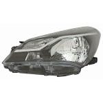 FARO FANALE PROIETTORE DX H4 PRED REG EL PER TOYOTA YARIS 2017> PARABOLA NERA