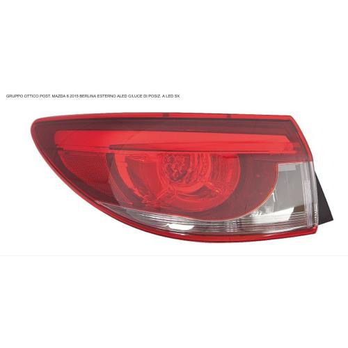 FANALE FANALINO POSTERIORE SINISTRO EST A LED C/LUCE POSIZIONE A LED MAZDA 6 2015