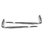 MODANATURA PARAURTI ANT KIT 2PZ CROM PEUGEOT PER PARTNER-RANCH DAL 2012>