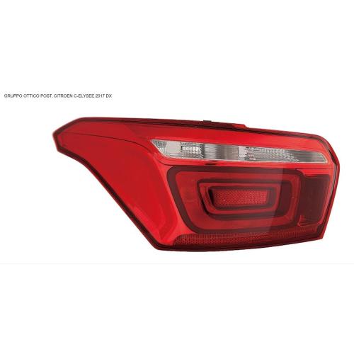 FANALE FANALINO POSTERIORE DESTRO PER CITROEN C-ELYSEE DAL 2017