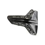 GRIGLIA PARAURTI ANT.SX CHIUSA NERA LUCIDA PER BMW SERIE 3 G20-G21 DAL 10 2018>