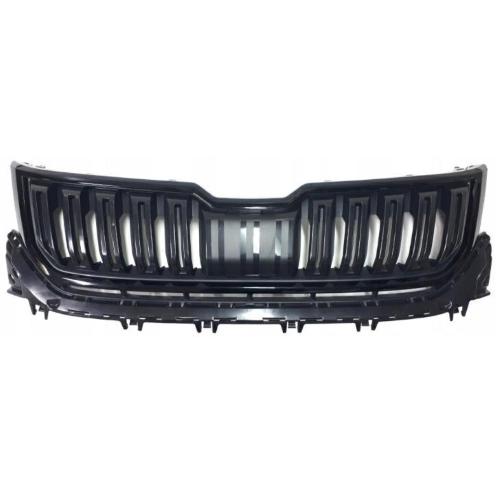 GRIGLIA MASCHERINA NERA C/CORNICE NERA+TELECAMERA PER SKODA KODIAQ DAL 2017>