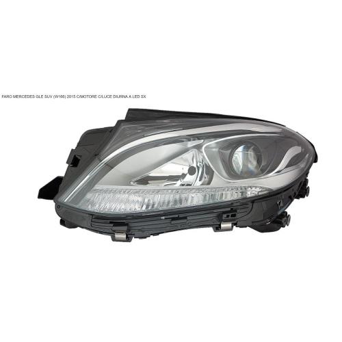 FARO FANALE PROIETTORE SX C/MOTORE C/LUCE DIURNA A LED PER MERCEDES GLE W166 DAL 2015