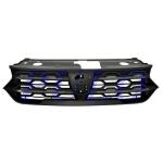 GRIGLIA MASCHERINA NERA C/LISTELLI CROMATI PER DACIA SANDERO STEPWAY DAL 2020>