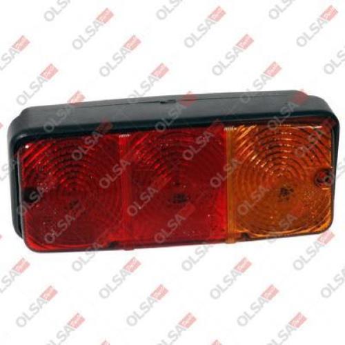 FANALE FANALINO POSTERIORE DESTRO=SINISTRO CON LUCE TARGA UNIVERSALE RIMORCHI