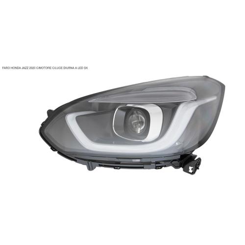 FARO FANALE PROIETTORE SX C/MOTORE C/LUCE DIURNA A LED PER HONDA JAZZ DAL 2020