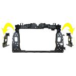 OSSATURA FRONTALE CALANDRA ANTERIORE FIAT 500 X 08/18> C/FERITOIE