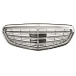 GRIGLIA MASCHERINA ARGENTO C/MODAN CROM PER MERCEDES CLASSE E W212 03/13> EXCLUSIVE