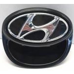 MANIGLIA COFANO POSTERIORE PER HYUNDAI I10 2008-2013 PORTELLONE LEVA COMPLETA NERA/CROMO