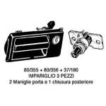 MANIGLIA PORTA ESTERNA PER FIAT CINQUECENTO DAL 1992 IMPARIGLIO KIT 3 PEZZI CON BLOCCHETTO CHIAVE