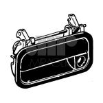 MANIGLIA PORTA ESTERNA ANT SX PER OPEL CORSA'93->'98/ASTRA'92->'98/VECTRA'88->'95/TIGRA'94->'01/CALIBRA'92->'98 SENZA CHIAV