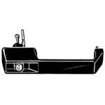 MANIGLIA PORTA ESTERNA LAT DX/P DX PER IVECO DAILY 1987-1989 CON CHIAVE