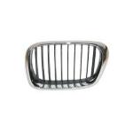 GRIGLIA MASCHERINA PER BMW SERIE 5'00->'04 E39 SINISTRA NERA/CROMATA