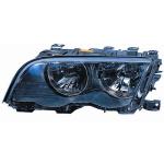 FARO FANALE PROIETTORE SX 2H7 PRED REG ELETT PER BMW SERIE 3 E46 1998>2001 PARABOLA NERA