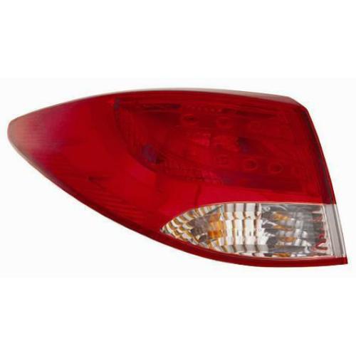 FANALE FANALINO POSTERIORE SINISTRO BIANCO ROSSO SENZA PORTALAMPADA PER HYUNDAI IX35 DAL 2010