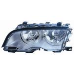 FARO FANALE PROIETTORE DX H7+H7 PER BMW SERIE 3 E46 1998> PARABOLA ARGENTO
