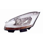 FARO FANALE PROIETTORE SX H7-H1 CON  MOTOR ELETT PER CITROEN C4 PICASSO 2006>2010