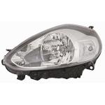 FARO FANALE PROIETTORE DX H4 C/MOT EL PER FIAT PUNTO PER EVO 2009> PARABOLA GRIGIO CHIARO