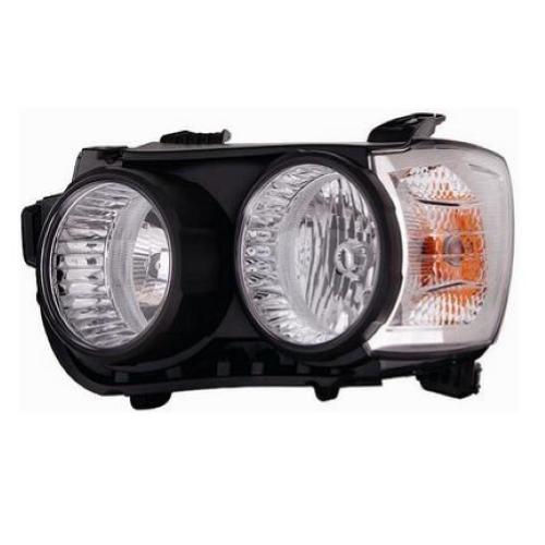FARO FANALE PROIETTORE DX H1-H7 C/MOTOR ELETT PER CHEVROLET AVEO 2011> CORNICE NERA