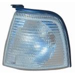 FANALE FANALINO ANTERIORE SINISTRO SENZA PORTALAMPADA PER AUDI 80 DAL 1986 AL 1994 BIANCO