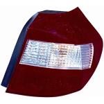 FANALE FANALINO POSTERIORE SINISTRO BIANCO ROSSO SENZA PORTALAMPADA PER BMW SERIE 1 E87 DAL 2004 AL 2007