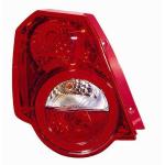 FANALE FANALINO POSTERIORE DESTRO BIANCO ROSSO SENZA PORTALAMPADA PER CHEVROLET AVEO DAL 2008 AL 2010