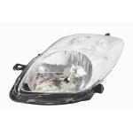 FARO FANALE PROIETTORE SX H4 PRED REG EL PER TOYOTA YARIS 2009> PARABOLA CROMATA MODELLO VALEO