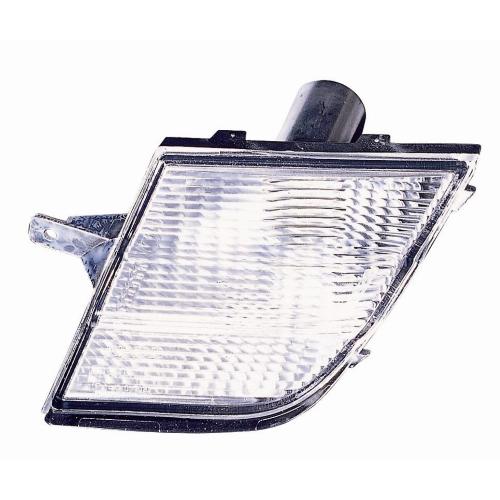 FANALE FANALINO ANTERIORE SINISTRO SENZA PORTALAMPADA PER NISSAN MICRA DAL 2003 AL 2005 BIANCO