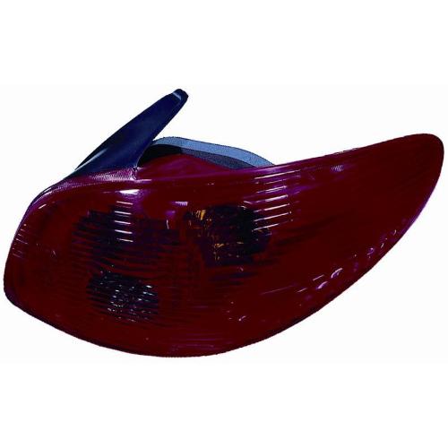 FANALE FANALINO POSTERIORE DESTRO ROSSO SENZA PORTALAMPADA PER PEUGEOT 206 DAL 2003 AL 2009