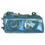 FARO FANALE PROIETTORE SX 2H1 PR REG EL PER BMW SERIE 3 E36 1990> VETRO C/GOCCE MODELLO HELLA