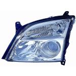 FARO FANALE PROIETTORE SX H7-H7 PRED REG EL PER OPEL VECTRA C-SIGNUM 2002>2005 PARABOLA NERA